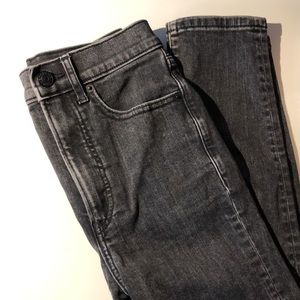 Express Slim Ankle Super High Rise Black Jeans